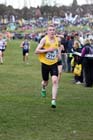 Calum Johnson in the Under-20 Men, McCain Inter Counties Cross Country, Cofton Park, Birmingham.